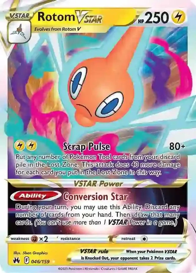 Rotom VSTAR 046, Crown Zenith | Sword & Shield, , 0.00 kr, Pokesingles. Kjøp pokemon kort til lave priser hos oss.
