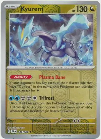 Kyurem Reverse Holo 047 - Shrouded Fable Pokesingles