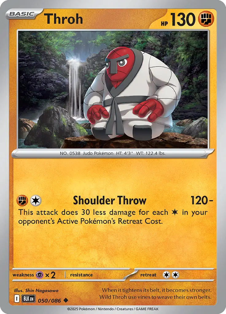Throh 050 - Black Bolt Pokesingles