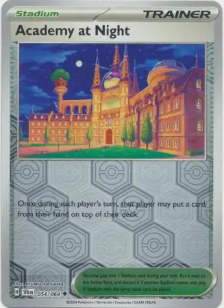 Academy at Night Reverse Holo 054 - Shrouded Fable Pokesingles
