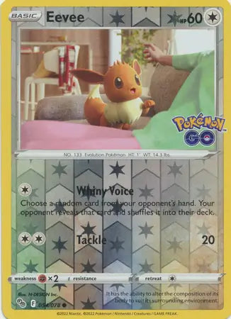 54 Eevee Reverse Holo, Pokemon Go | Sword & Shield, , 4.00 kr, Pokesingles. Kjøp pokemon kort til lave priser hos oss.