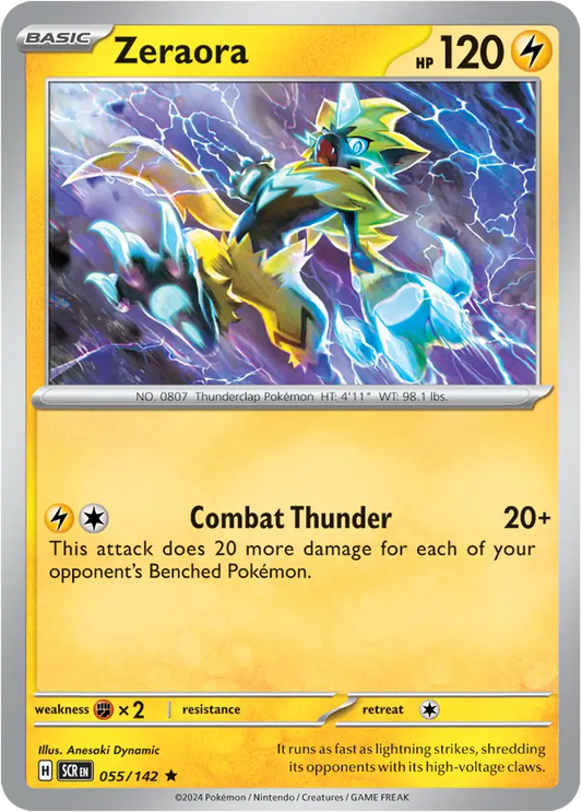 Zeraora 055 - Stellar Crown Pokesingles