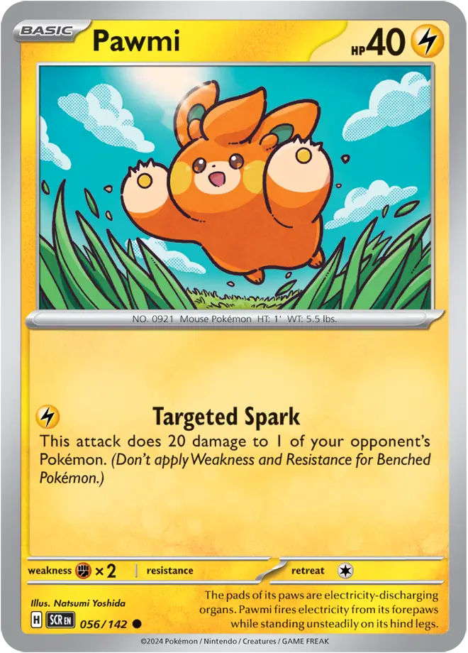 Pawmi 056 - Stellar Crown Pokesingles