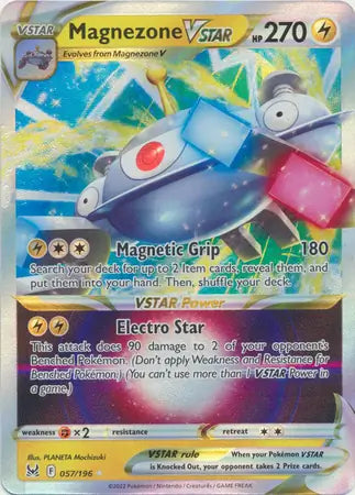 Magnezone VSTAR 057, Lost Origin | Sword & Shield, , 0.00 kr, Pokesingles. Kjøp pokemon kort til lave priser hos oss.