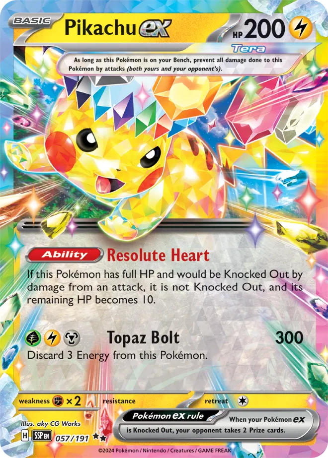 Pikachu 057 - Surging Sparks Pokesingles