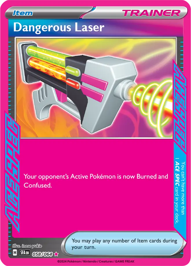 Dangerous Laser 058 - Shrouded Fable Pokesingles