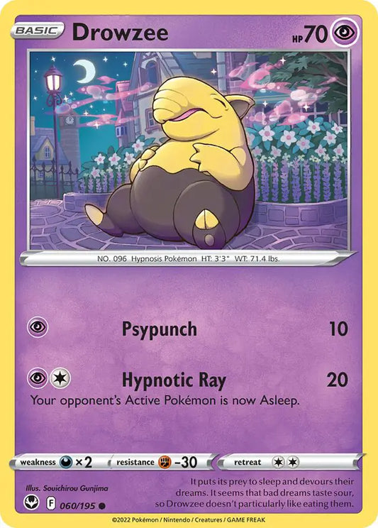 Drowzee 060, Silver Tempest | Sword & Shield, , 0.00 kr, Pokesingles. Kjøp pokemon kort til lave priser hos oss.