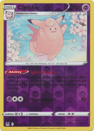 Clefable Reverse Holo 063, Lost Origin | Sword & Shield, , 0.00 kr, Pokesingles. Kjøp pokemon kort til lave priser hos oss.