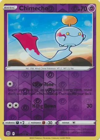 Chimecho Reverse Holo 063, Brilliant Stars | Sword & Shield, , 0.00 kr, Pokesingles. Kjøp pokemon kort til lave priser hos oss.