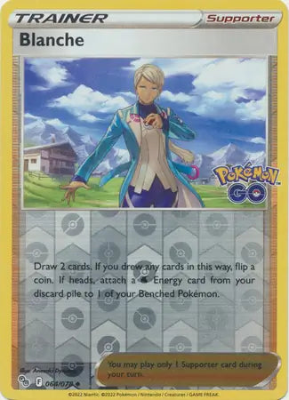 64 Blanche Reverse Holo, Pokemon Go | Sword & Shield, trainer, 4.00 kr, Pokesingles. Kjøp pokemon kort til lave priser hos oss.