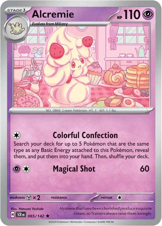 Alcremie Holo Rare 065 - Stellar Crown Pokesingles