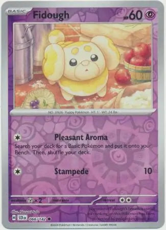 Fidough Reverse Holo 066 - Stellar Crown Pokesingles
