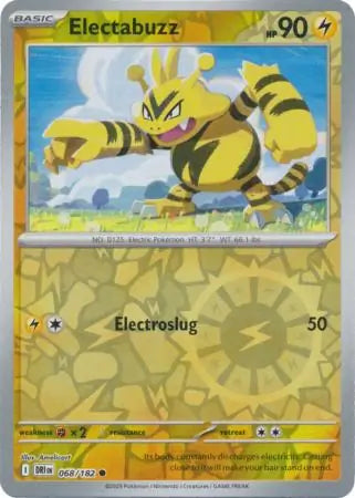 Electabuzz Reverse Holo 068 - Destined Rivals Pokesingles