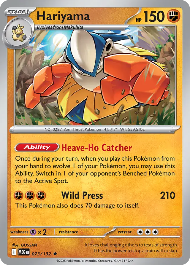 Hariyama 073 - Mega Evolution Pokesingles
