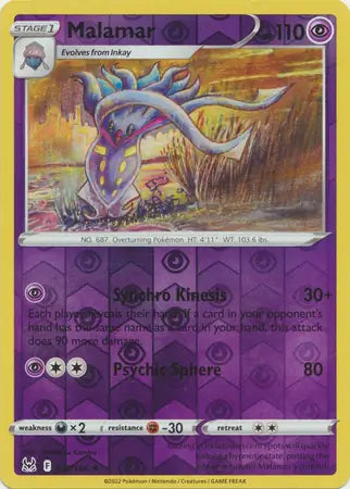 Malamar Reverse Holo 078, Lost Origin | Sword & Shield, , 0.00 kr, Pokesingles. Kjøp pokemon kort til lave priser hos oss.
