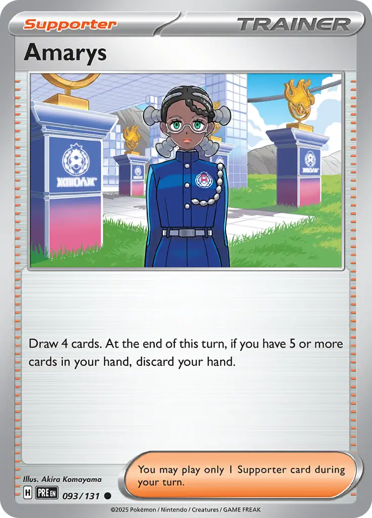 Amarys 093 - Prismatic Evolutions Pokesingles