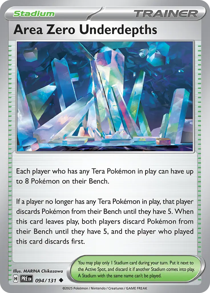 Area Zero Underdepths 094 - Prismatic Evolutions Pokesingles