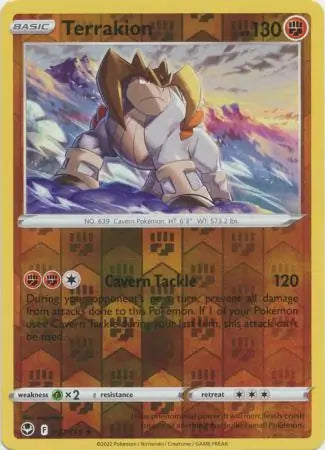 Terrakion Reverse Holo 097, Silver Tempest | Sword & Shield, , 0.00 kr, Pokesingles. Kjøp pokemon kort til lave priser hos oss.