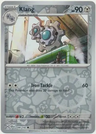Klang Reverse Holo 100 - Stellar Crown Pokesingles