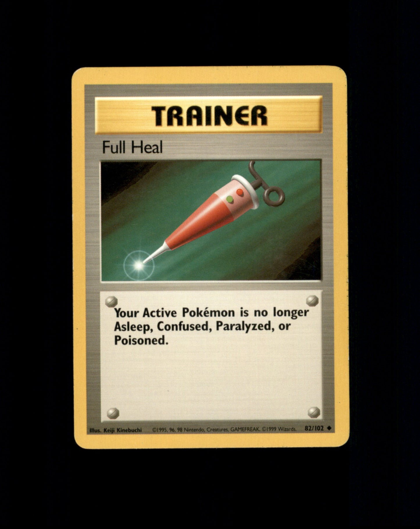 *SE BILDE FOR TILSTAND* Full Heal #82 Pokemon Base Set Pokesingles