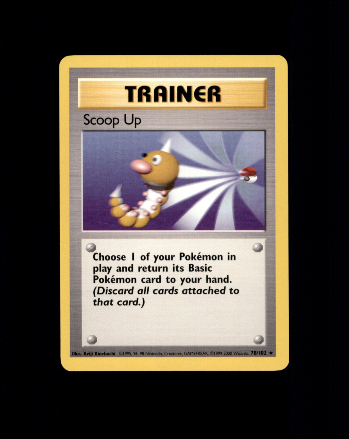 *SE BILDE FOR TILSTAND* Scoop Up #78 Pokemon Base Set Pokesingles