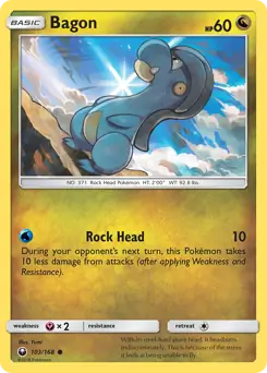 Bagon 103 - Celestial Storm Pokesingles
