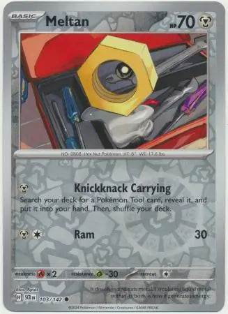 Meltan Reverse Holo 103 - Stellar Crown Pokesingles