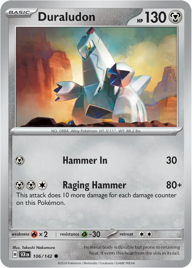 Duraludon 106 - Stellar Crown Pokesingles