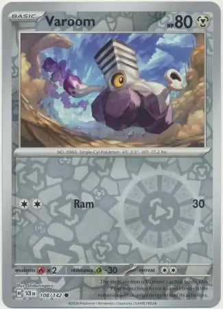 Varoom Reverse Holo 108 - Stellar Crown Pokesingles