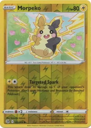 Morpeko Reverse Holo 109, Fusion Strike | Sword & Shield, , 2.00 kr, Pokesingles. Kjøp pokemon kort til lave priser hos oss.