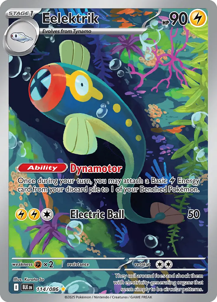 Eelektrik 114 - Black Bolt Pokesingles