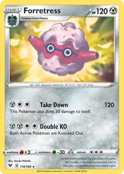 Forretress 114 - Vivid Voltage Pokesingles