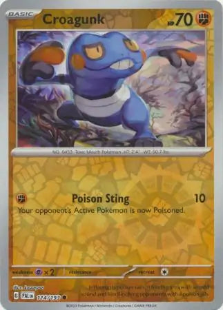 Croagunk Reverse Holo 114 - Paldea Evolved, Paldea Evolved | Scarlet & Violet, , 5.00 kr, Pokesingles. Kjøp pokemon kort til lave priser hos oss.