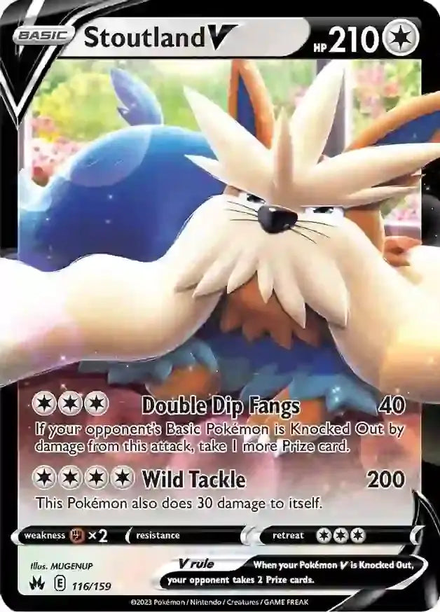 Stoutland V 116, Crown Zenith | Sword & Shield, , 0.00 kr, Pokesingles. Kjøp pokemon kort til lave priser hos oss.