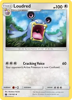 Loudred 118 - Celestial Storm Pokesingles