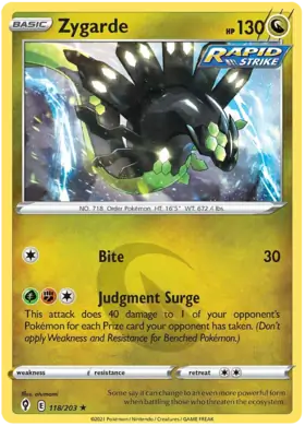 Zygarde Holo Rare 118, Evolving Skies | Sword & Shield, , 5.00 kr, Pokesingles. Kjøp pokemon kort til lave priser hos oss.