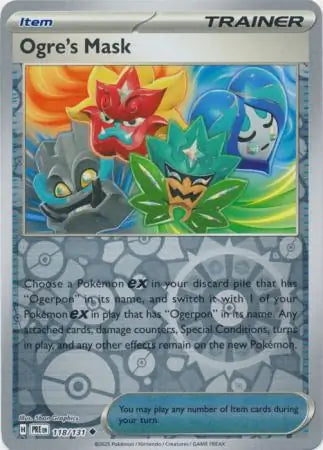 Ogre's Mask Reverse Holo 118 Pokesingles
