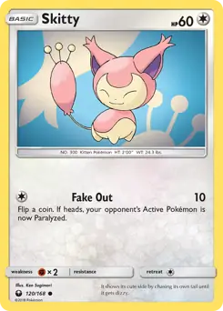 Skitty 120 - Celestial Storm Pokesingles