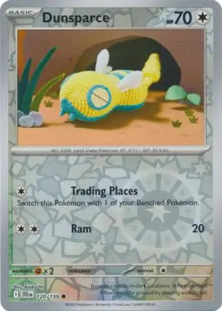 Dunsparce Reverse Holo 120 - Journey Together Pokesingles