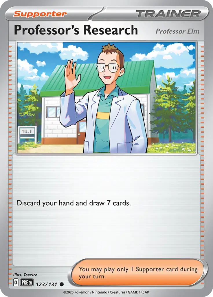Professor's Research Elm 123 - Prismatic Evolutions Pokesingles
