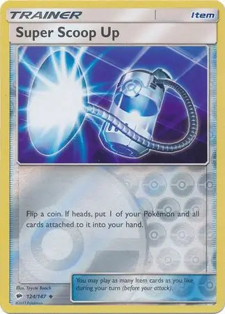 Super Scoop Up Reverse Holo 124 - Burning Shadows Pokesingles