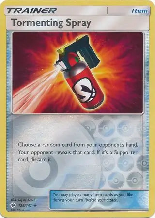 Tormenting Spray Reverse Holo 125 - Burning Shadows