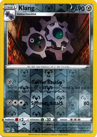 Klang Reverse Holo 126, Darkness Ablaze | Sword & Shield, , 100.00 kr, Pokesingles. Kjøp pokemon kort til lave priser hos oss.