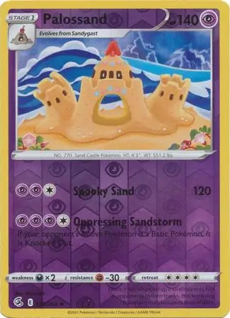 Palossand Reverse Holo 126, Fusion Strike | Sword & Shield, , 0.00 kr, Pokesingles. Kjøp pokemon kort til lave priser hos oss.