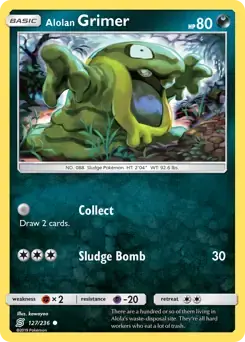 Alolan Grimer 127/236- Unified Minds Pokesingles