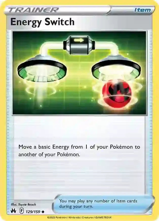 Energy Switch 129, Crown Zenith | Sword & Shield, , 0.00 kr, Pokesingles. Kjøp pokemon kort til lave priser hos oss.
