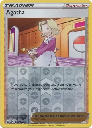 Agatha Reverse Holo 129 Pokesingles