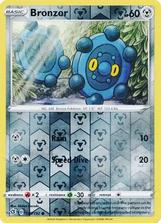 Bronzor Reverse Holo 129 - Rebel Clash Pokesingles