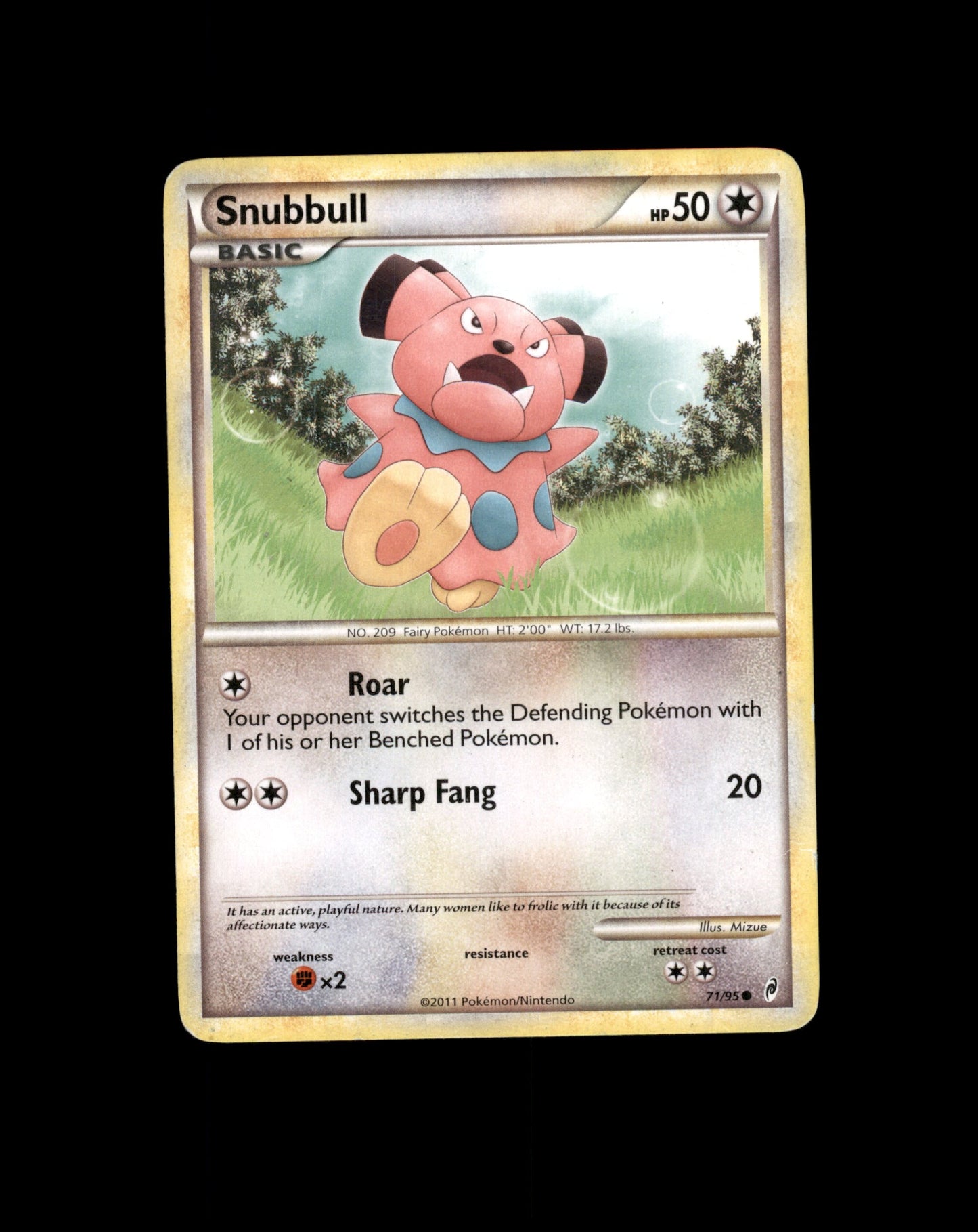 *SE BILDE FOR TILSTAND* Snubbull #71 Pokemon Call of Legends Pokesingles