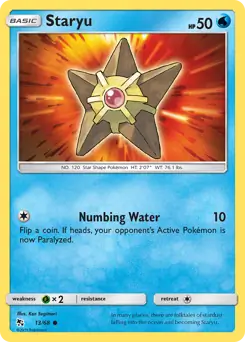Staryu 13, Hidden Fates | Sun & Moon, holo, 7.00 kr, Pokesingles. Kjøp pokemon kort til lave priser hos oss.